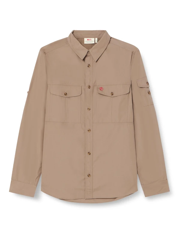 Fjallraven 81838-244 Singi Trekking Shirt LS M Sweatshirt Men's Suede Brown Size S - Image 1