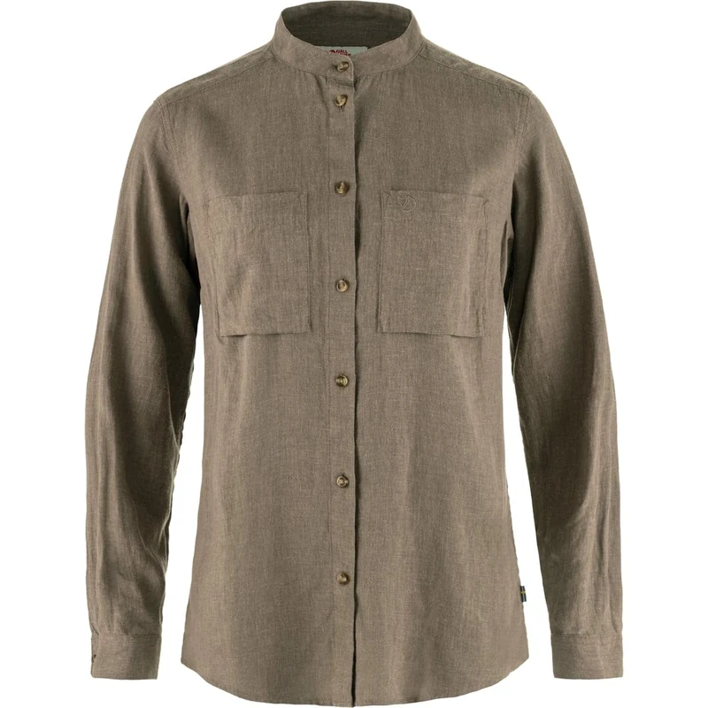 Fjallraven 14600160-244 Övik Hemp Shirt SS W Shirt Women's Suede Brown Size S