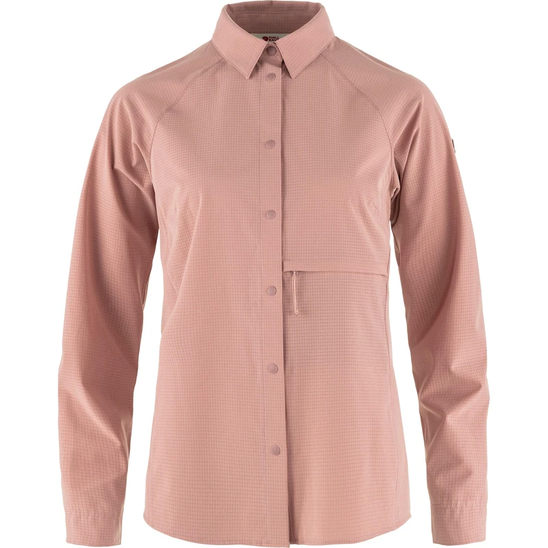 Fjallraven 14600151-300 Abisko Trekking Shirt W Shirt Women's Dusty Rose Size L