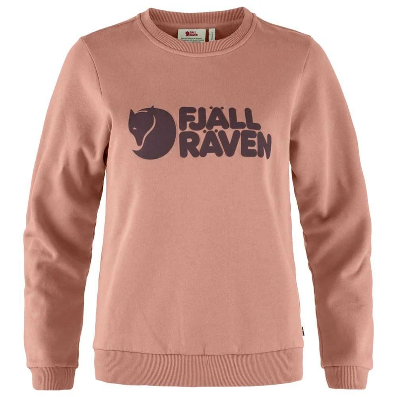 Fjallraven 84143-300-357 Fjällräven Logo Sweater W Sweatshirt Women's Dusty Rose-Port Size XL