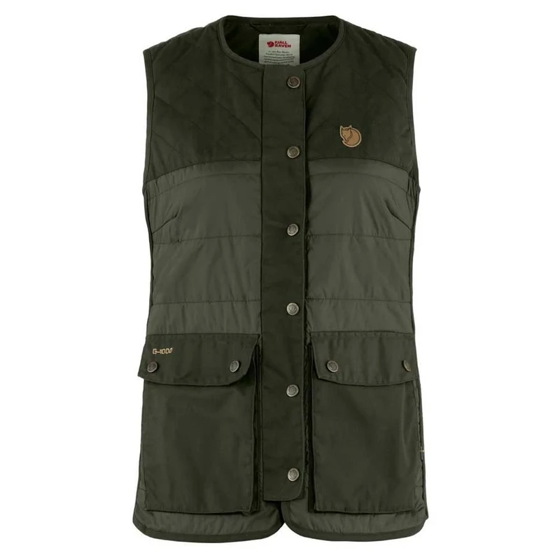 Fjallraven 86373-662 Forest Wool Padded Vest W Sports vest Women's Deep Forest Size S