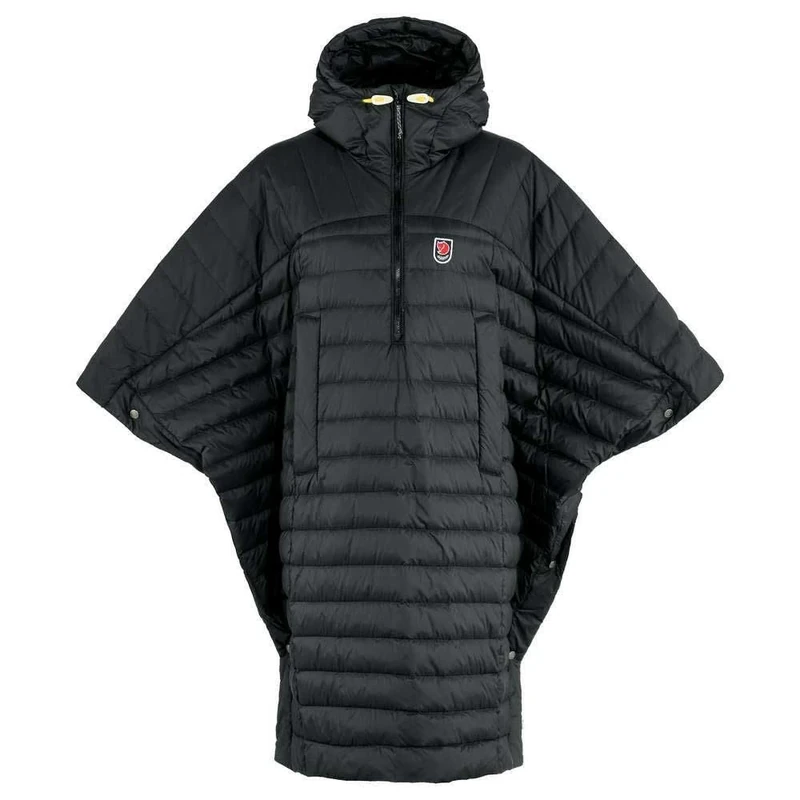 Fjallraven Women's Expedition Down Poncho W, Black, L