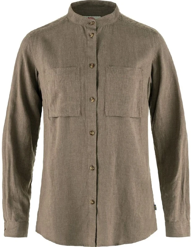 Fjallraven 14600149-244 Övik Hemp Shirt LS W Shirt Women's Suede Brown Size XS