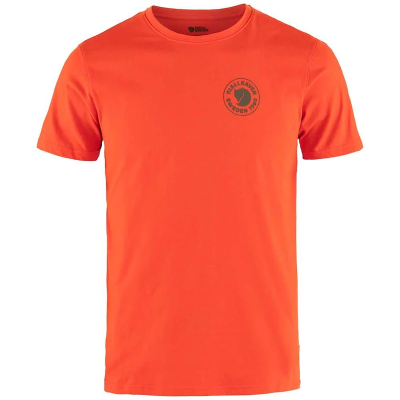Fjallraven 87313-214 1960 Logo T-Shirt M T-Shirt Men's Flame Orange Size XS