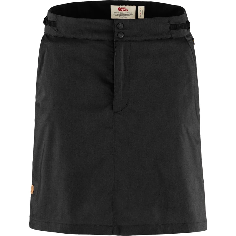 Fjallraven 14200168-550 Abisko Hike Skort W Sports Skirt Women's Black Size 38