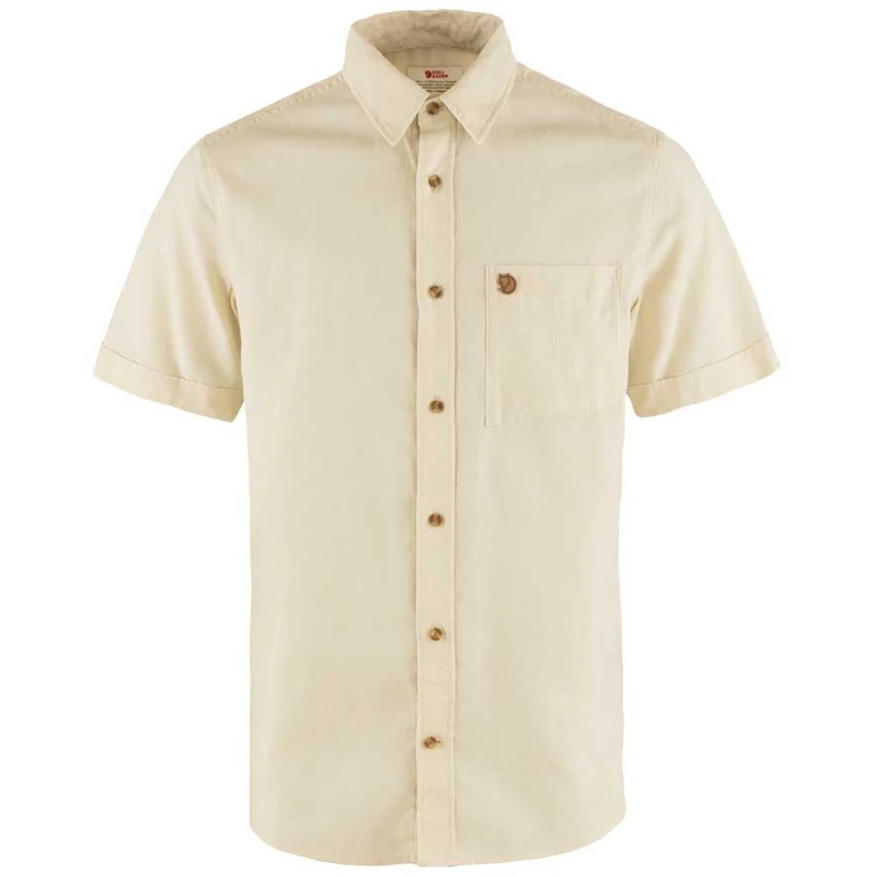 Fjallraven 87039-113 Övik Travel Shirt SS M Shirt Men's Chalk White Size M