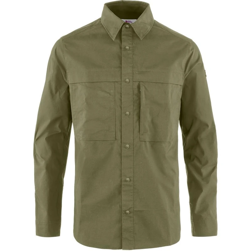 Fjallraven 12600194-620 Abisko Trail Shirt LS M Shirt Men's Green Size XXL