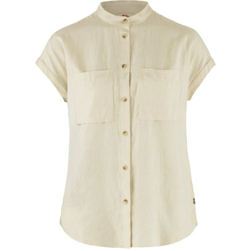 Fjallraven 14600160-113 Övik Hemp Shirt SS W Shirt Women's Chalk White Size M