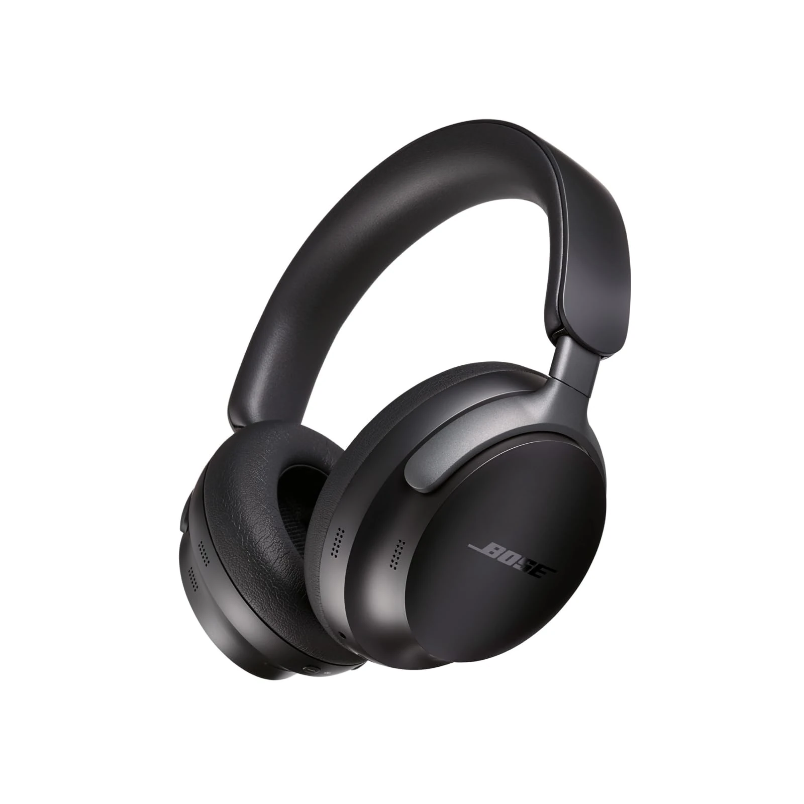 Bose QuietComfort Ultra Wireless Noise Cancelling Headphones with Spatial Audio, Over-the-Ear Headphones with Mic, Up to 24 Hours of Battery Life, Black (Renewed)