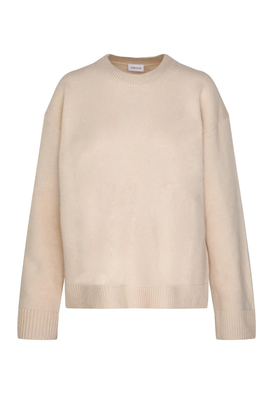 Seidensticker Women's Jumper Pullover Sweater, Beige, M