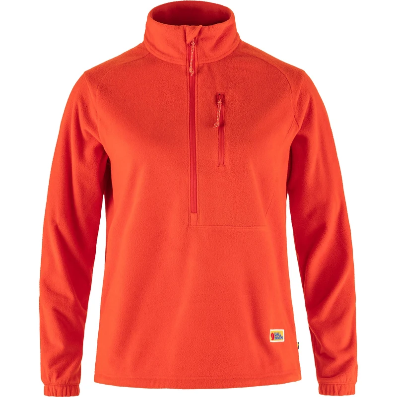Fjallraven 84785-214 Vardag Lite Fleece W Sweatshirt Women's Flame Orange Size L