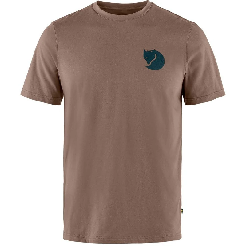 Fjallraven 12600216-244 Walk with Nature T-Shirt M T-Shirt Men's Suede Brown Size XXL