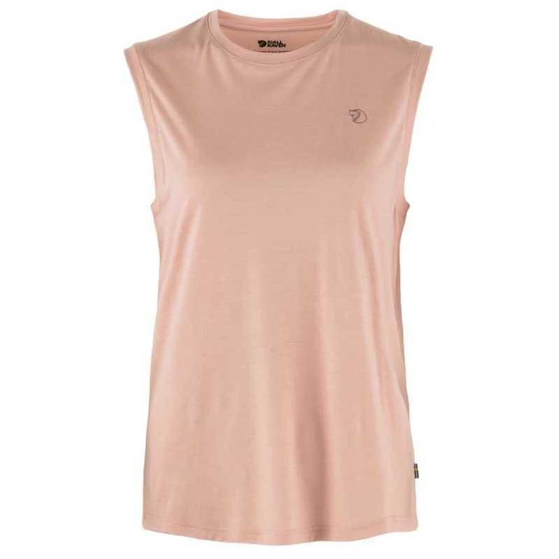 Fjallraven 84781-302 Abisko Wool Tank Top W Vest Women's Chalk Rose Size S
