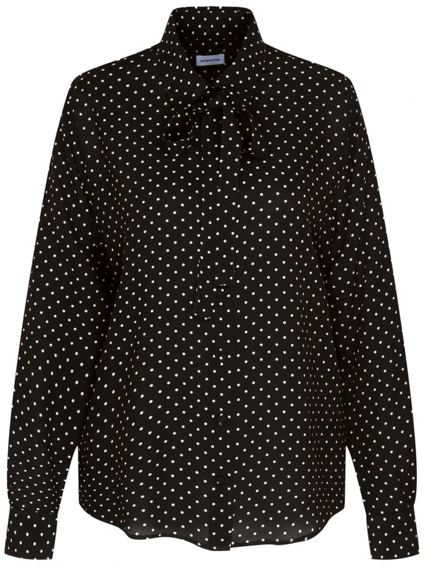 Seidensticker Women's Fashion Blouse, Black, 8