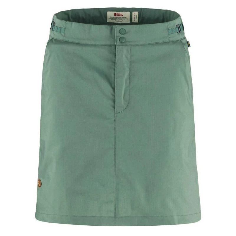 Fjallraven 14200168-614 Abisko Hike Skort W Sports Skirt Women's Patina Green Size 42