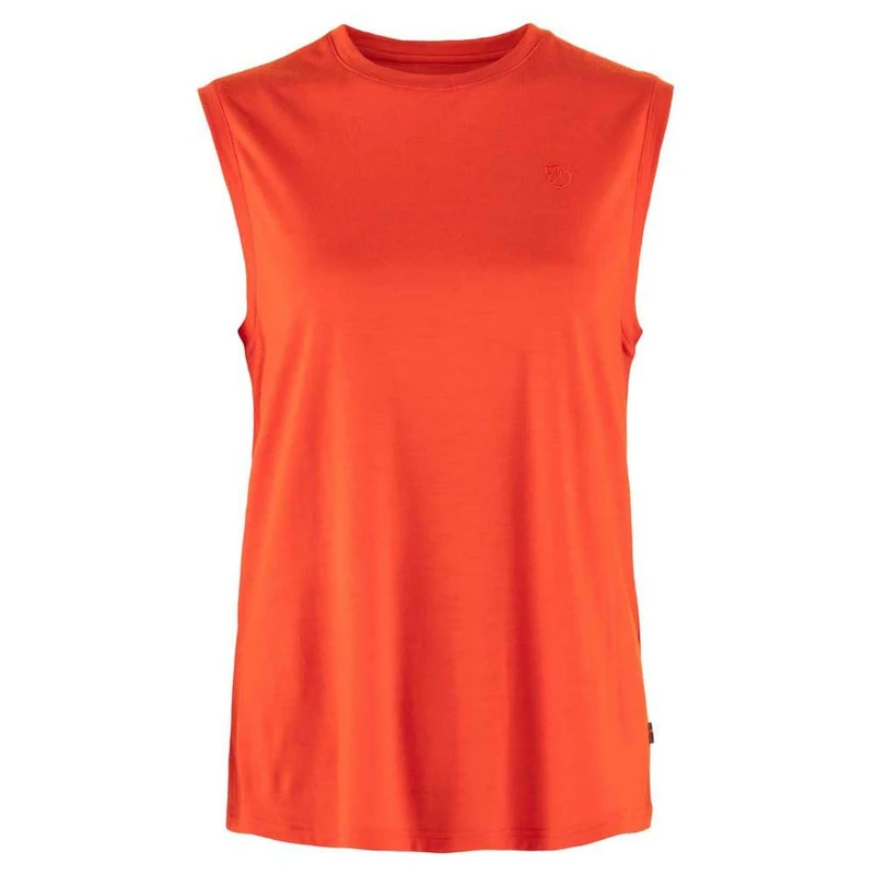 Fjallraven 84781-214 Abisko Wool Tank Top W Vest Women's Flame Orange Size L