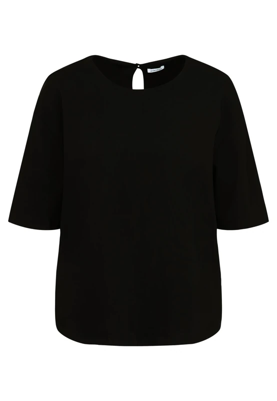 Seidensticker Women's Fashion Blouse, Black, 16