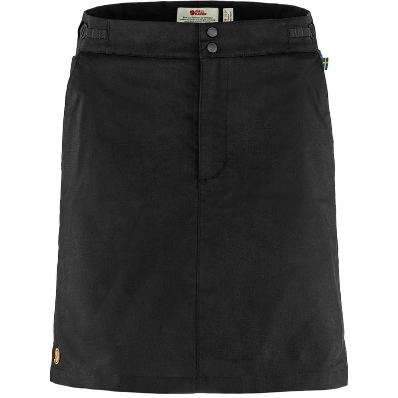Fjallraven 14200168-550 Abisko Hike Skort W Sports Skirt Women's Black Size 48