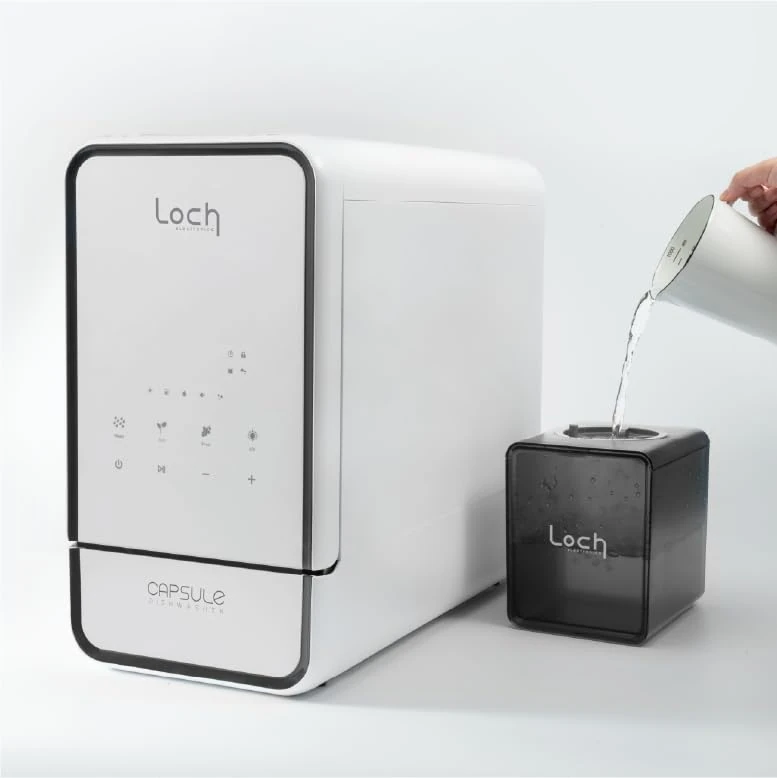 Table Top Dishwasher Capsule mini dishwasher - 10 Programmes, UV Sanitation, Touch Control, Auto-drying, Baby Care & Fruit Wash, No Plumbing Required