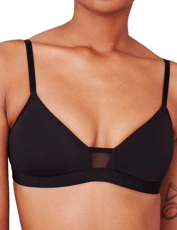 Pepper Feelgood Wirefree T-Shirt Bra, Black, S
