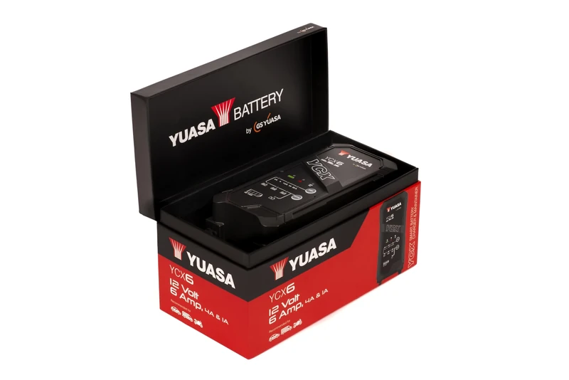 Yuasa YCX6 12V 6A Car, Van & Motorcycle Battery Smart Charger