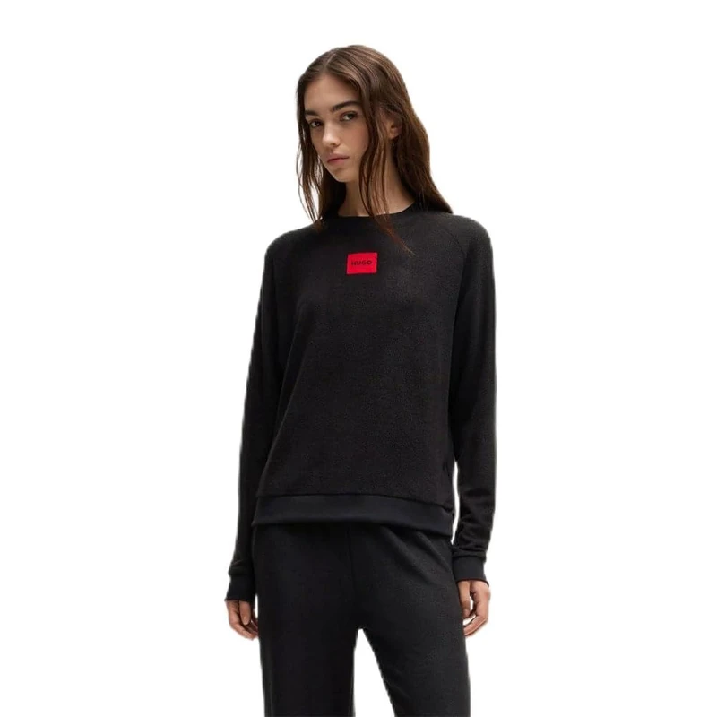 HUGO Women's SNOOZIE Loungew_Sweatshirt, Black1, M
