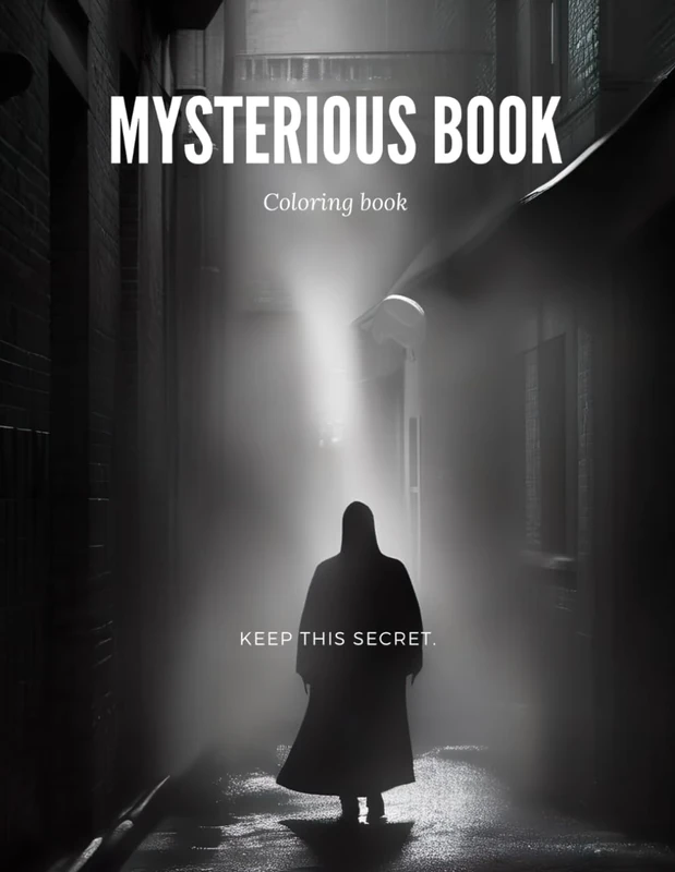 Coloring book: Mysterious Book: Unveiling Secrets and Enchantments Within the Pages of the Unknown: 2 (Unveiled Mysteries) - Image 1