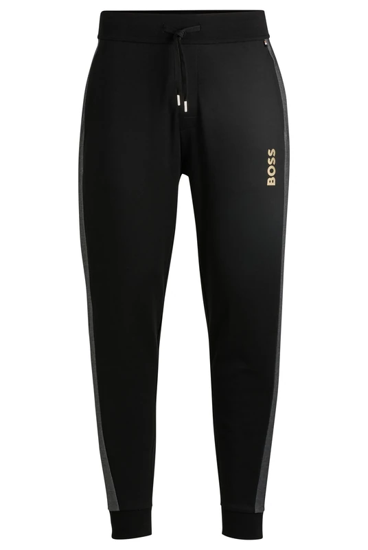 BOSS Mens Tracksuit Pants 10166548 26 Black/Gold XXL
