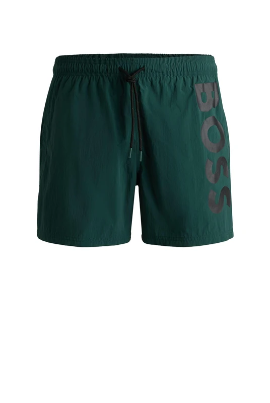 BOSS Men's Octopus Swim_Short, Open Green385, - Image 1