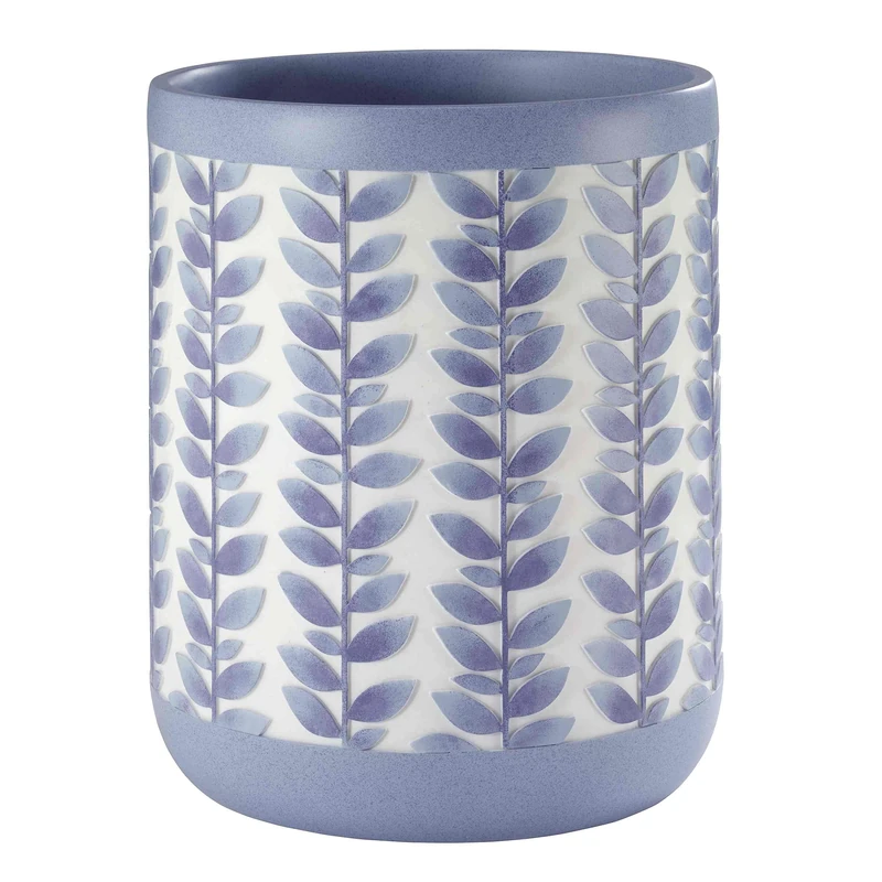 Avanti Linens Accessories Bathroom Essentials, Wastebasket, Blue