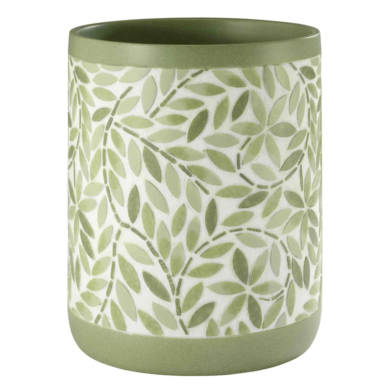 Avanti Linens Accessories Bathroom Essentials, Wastebasket, Green