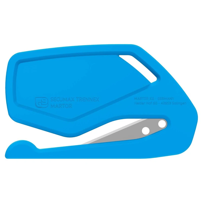 MARTOR 100 x Safety Knife, Concealed Blade, TRENNEX with Pointed Blade 85, Professional Cutters, Lightweight, Plastic, Right & Left Hander