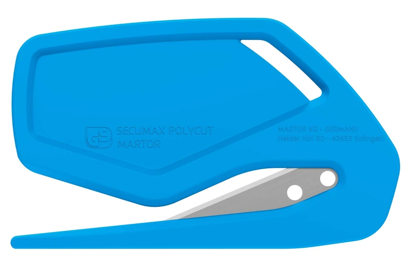 MARTOR 100 x Safety Knife, Concealed Blade, SECUMAX POLYCUT, Professional Cutters, Lightweight, Plastic, Right & Left Hander