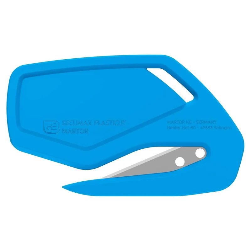 MARTOR 100 x Safety Knife, Concealed Blade, SECUMAX PLASTICUT, Professional Cutters, Lightweight, Plastic, Right & Left Hander