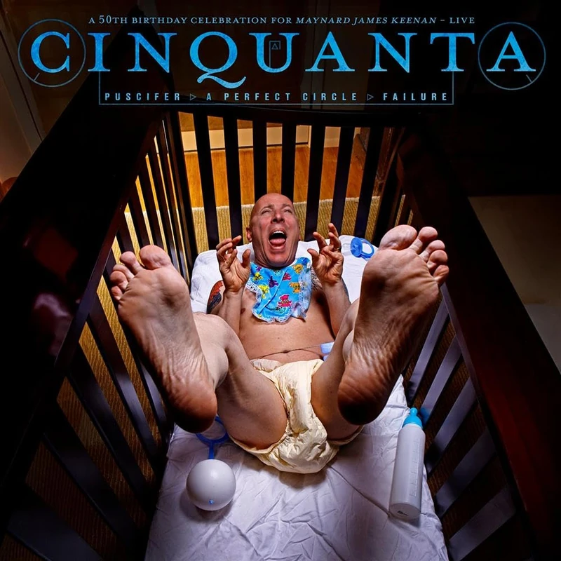 Cinquanta Live (Clear Blue w/ White Swirl Vinyl) [VINYL] - Image 1