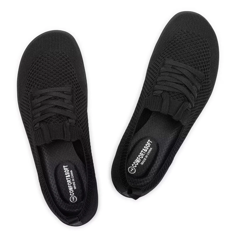 Frank Mully Wide Toe Box Flat Shoes for Women Flats, Black, 6 UK - Image 1