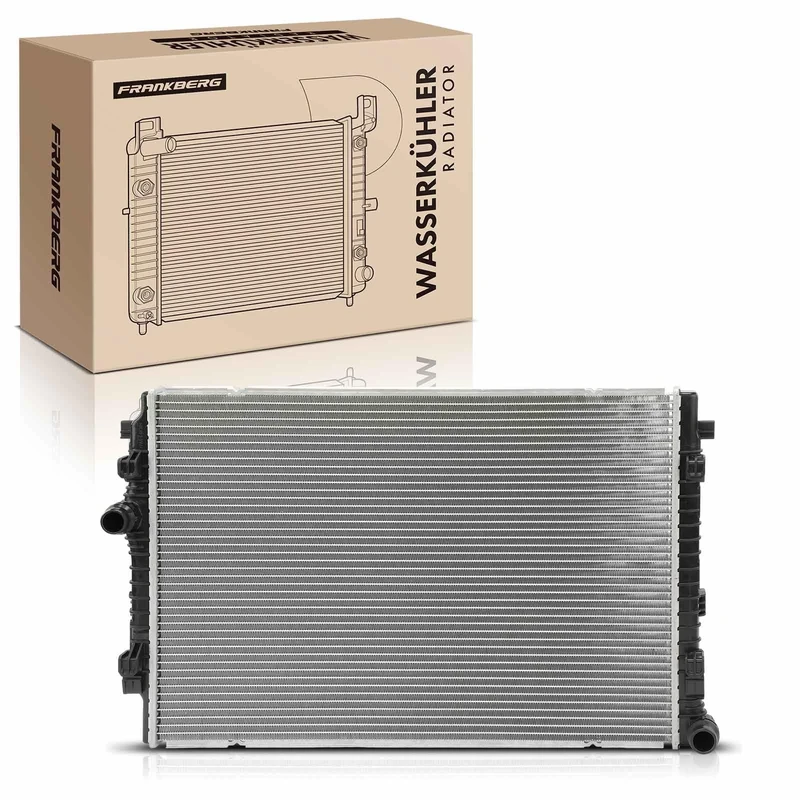 Frankberg Radiator Engine Cooler Manual Transmission Compatible with Golf Alltrack BA5 BV5 2.0L 2014-2020 Pas.sat 3G2 CB2 2.0L 2014-2023 A3 8V1 8VK 2.0L 2012-2017 Replace# 5Q01212 51HM