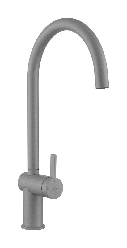 Leisure TAQSTONESLGR/AQUASTONE Single Lever TAP Grey Kitchen