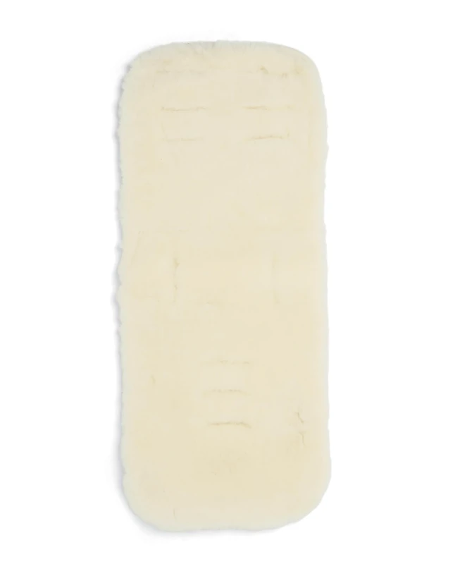Mamas & Papas Luxury Sheepskin Buggy Liner Rectangular, Natural