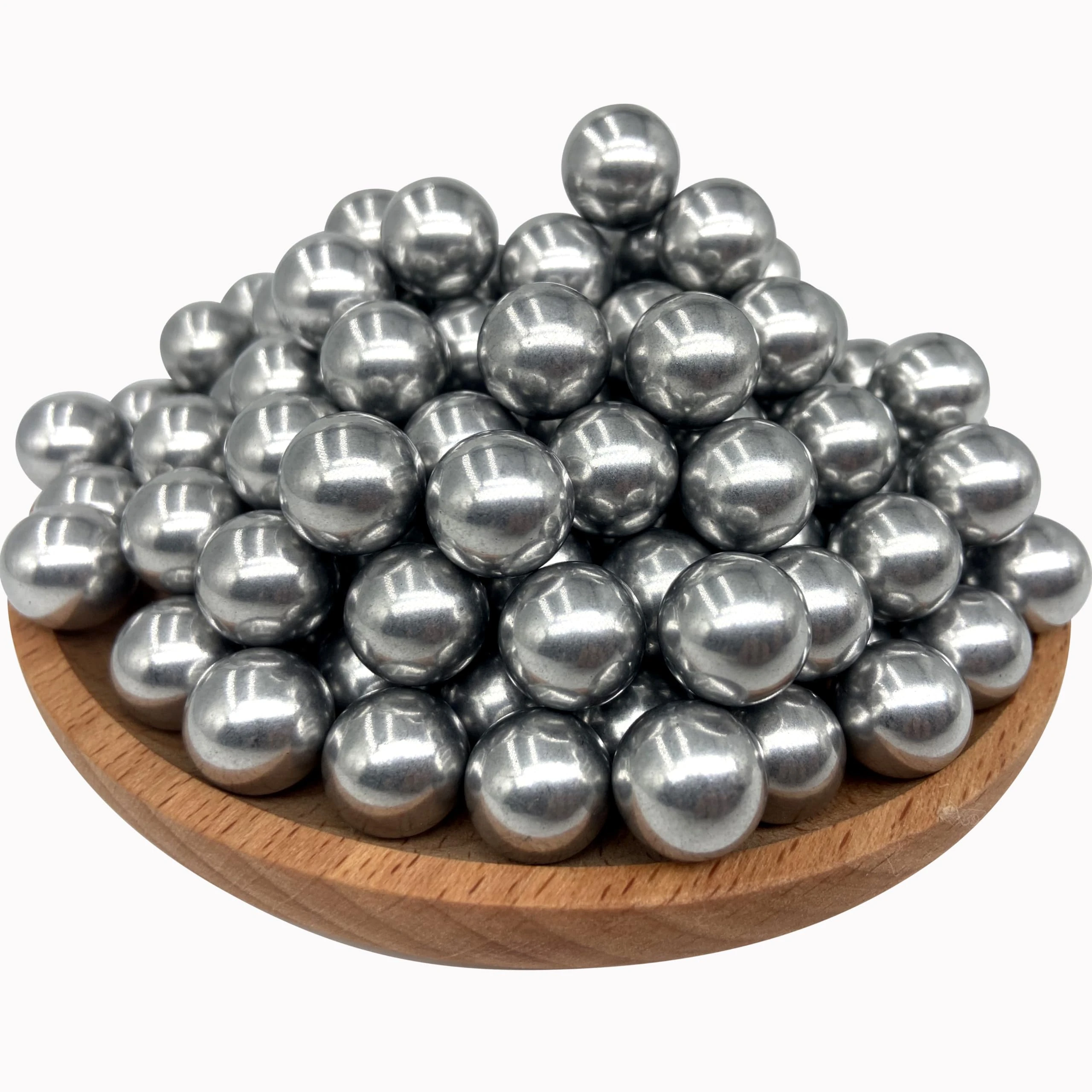 ALIEN PLAY 150 X 50 Cal Aluminum Balls, Hard 50 Cal Ammo Fits for Umarex T4E TR50/HDP50/HDR50, 2.8g Reusable Solid Kinetic Projectiles Self Defense Paintball Balls for Target Practice