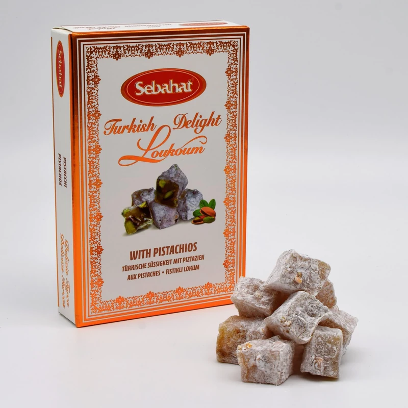 Sebahat Turkish Delight (Lokum) in Gift Box (Pistachio 180g)
