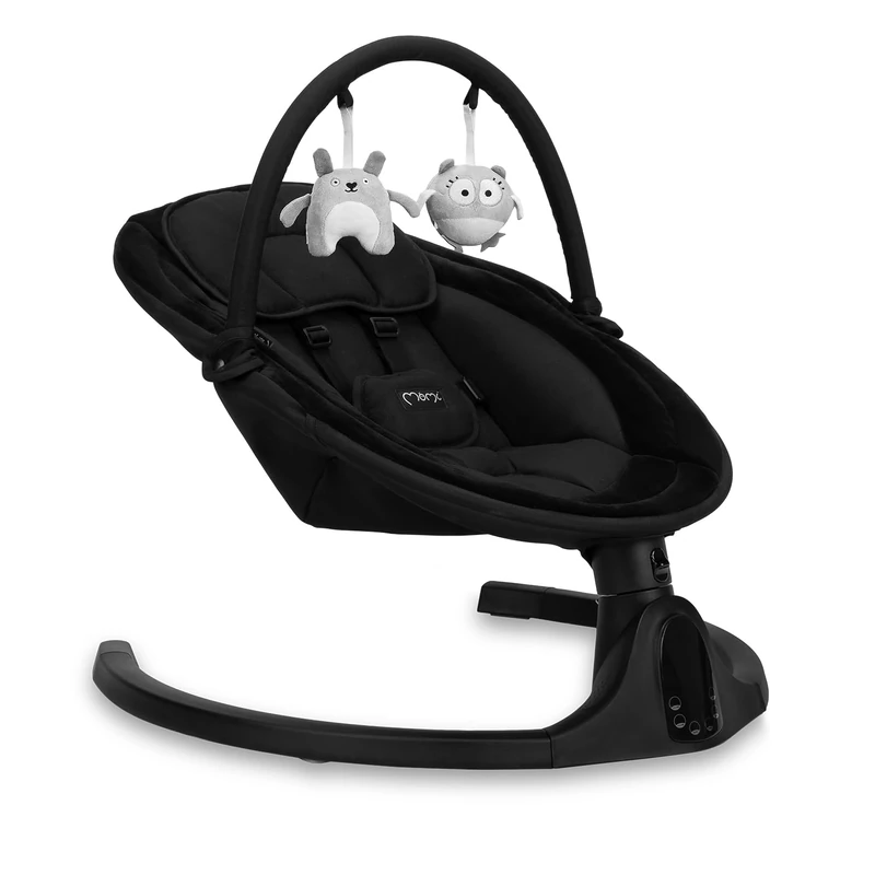 MoMi KENANI Onyx Baby Rocker - Bluetooth & Remote Control