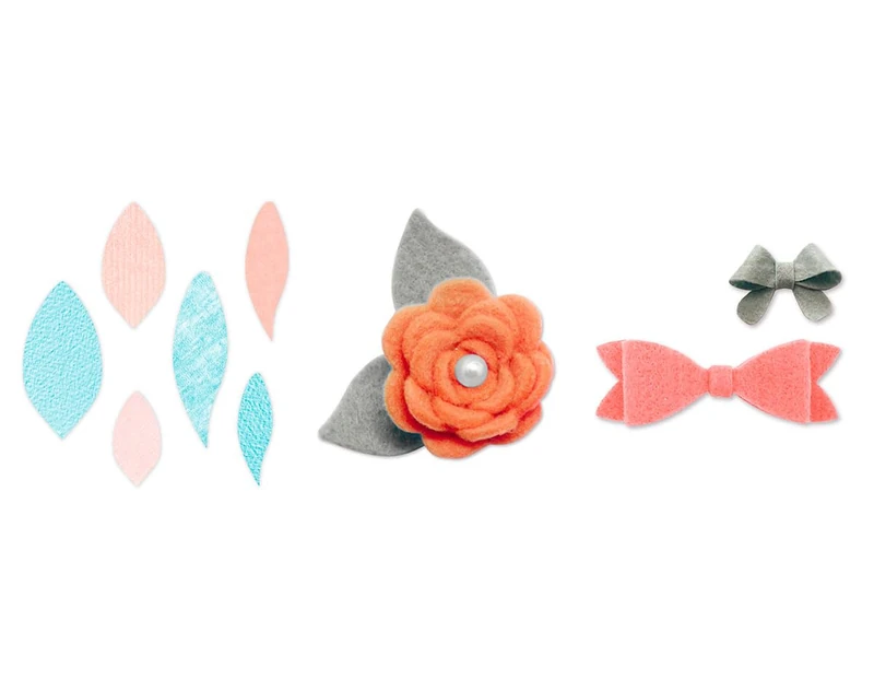 Set of 3 Thick Dies ZUG, Leaves, Flowers, Bows - Image 1