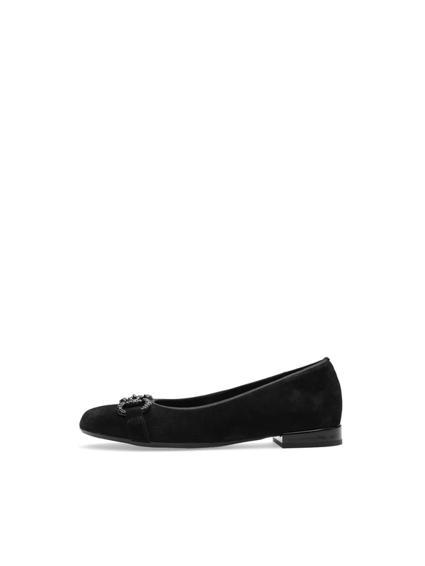 ARA Women's Siena Ballet Flat, Black, 4.5 UK