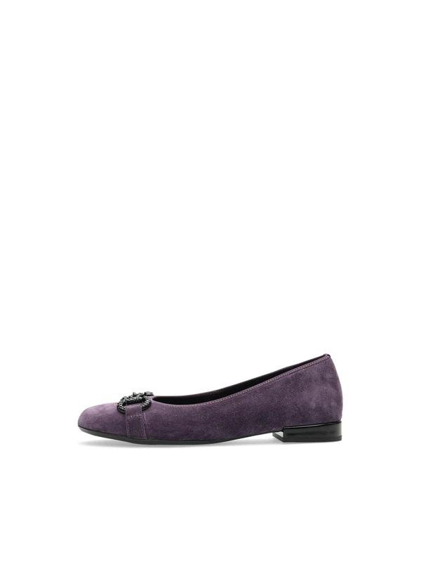 ARA Women's Siena Ballet Flats, Plum, 41 EU Weit