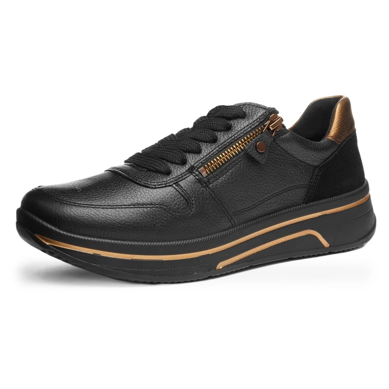 ARA Women's Sapporo Trainers - Black Marrone - 42 EU Weit
