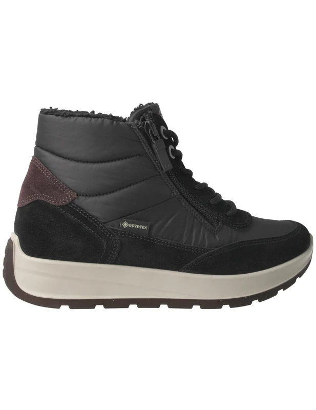 ARA Women's New York-GTX Snow Shoe, Black Amarone, 3.5 UK