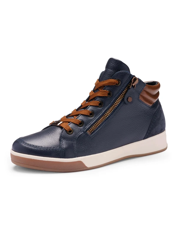 ARA Rome Women's Ankle Boots Blue Marrone, darkblue, 38.5 EU