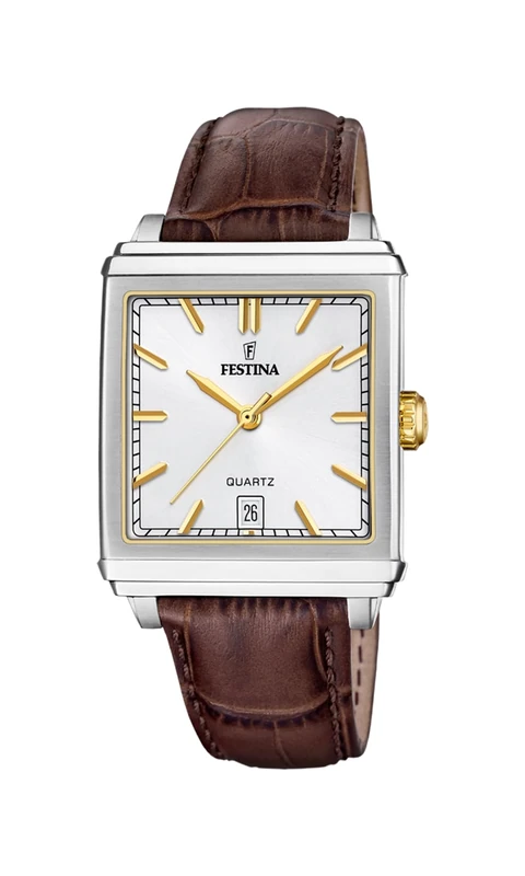 Festina Men's F20681/4 Watch - Grey Leather Strap