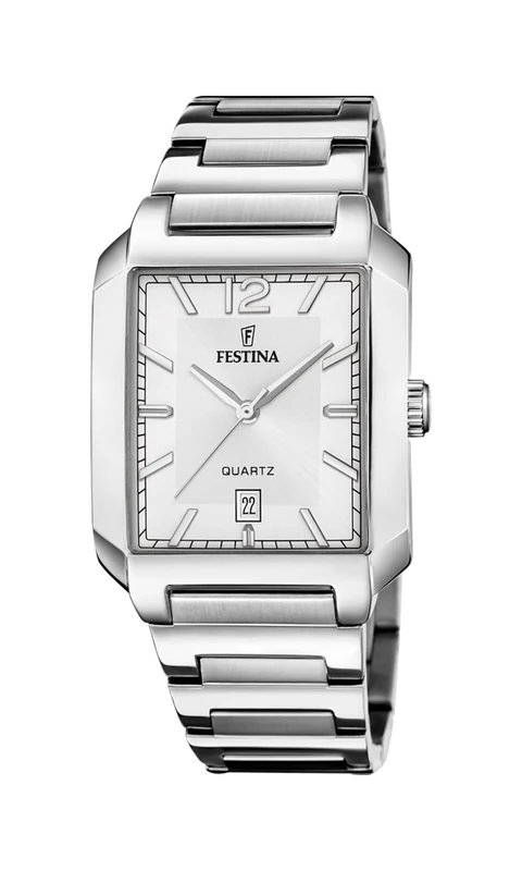 Festina Mens Stainless Steel Watch with Steel Bracelet F20677/2